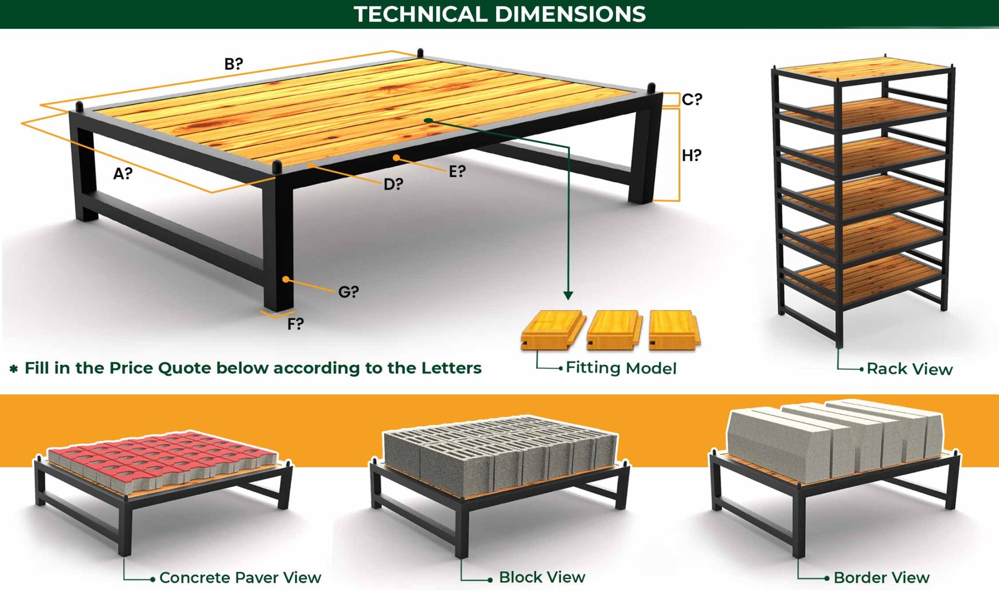 WOODEN PALLET WITH CROSSBAR PROFILE LEGS Mega Wooden Pallet