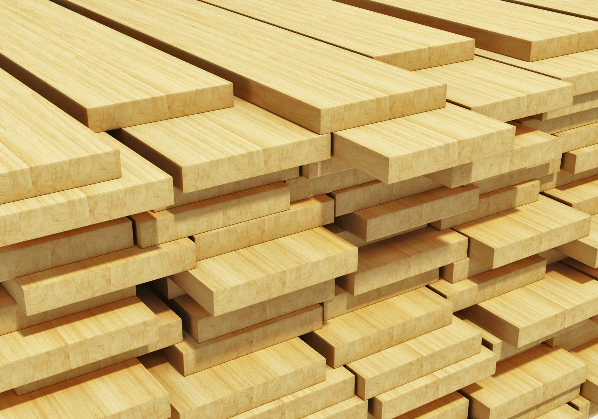 Wooden plates for Wooden pallet production.
